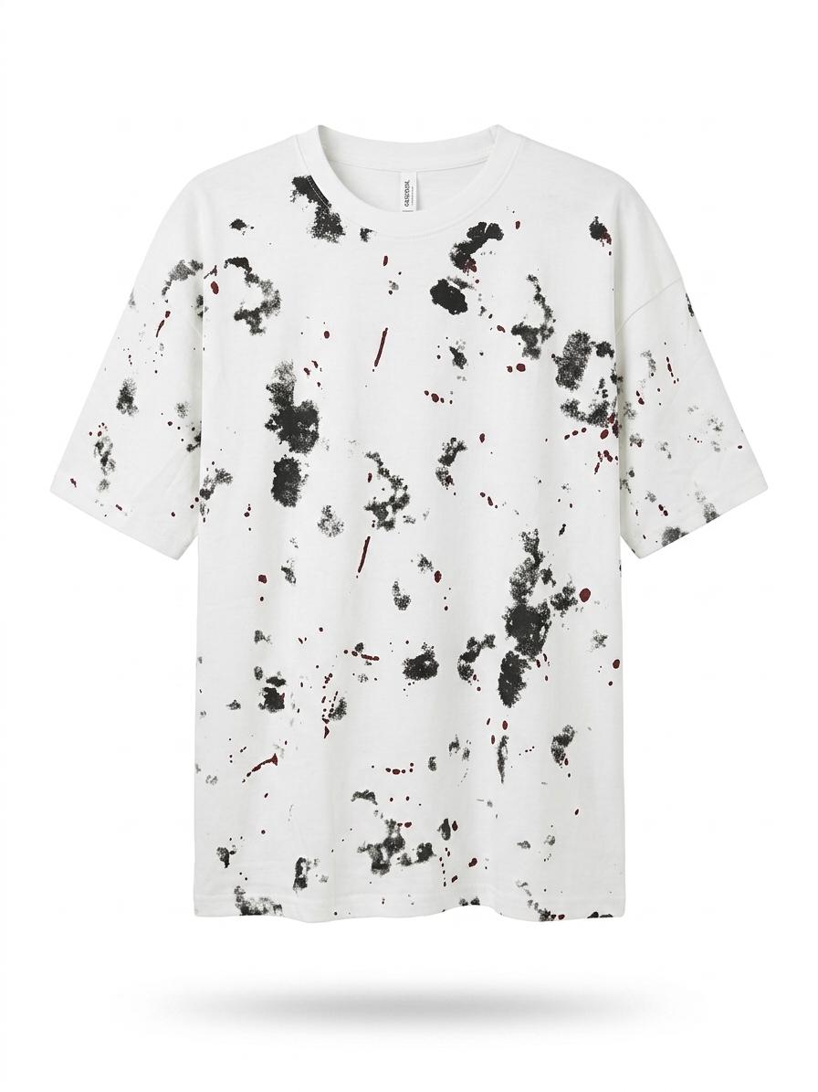 Abstract Paint Splatter Oversized T-Shirt 🎨🔥