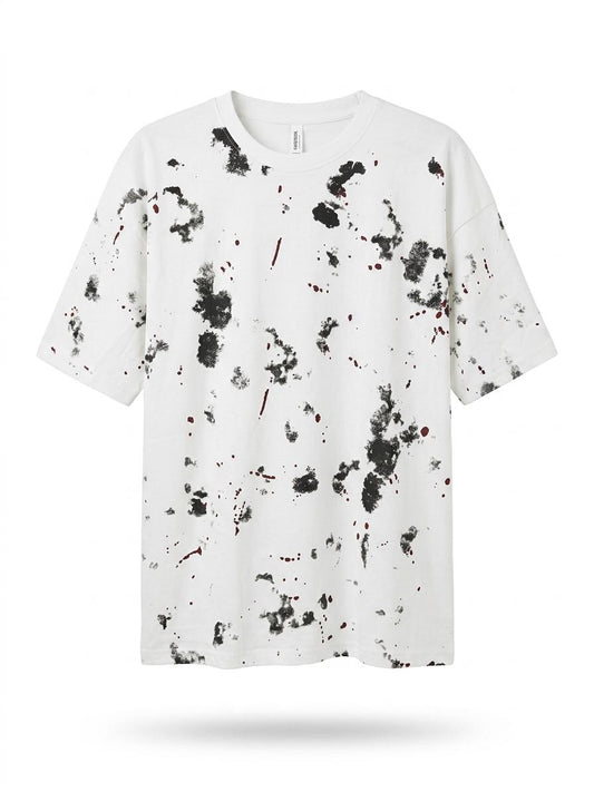 Abstract Paint Splatter Oversized T-Shirt 🎨🔥